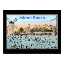 Miami Vintage Postcard