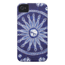 Miao Indigo Tie-Dye #4 iPhone 4 Case-Mate Case