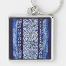 Miao Indigo Tie-Dye #5 Keychains