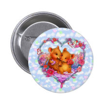 Mice of Love Pinback Buttons