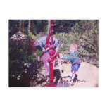 michael at the waterpump post card
