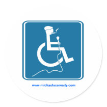 Michael O'Connell Logo Stickers Large
