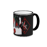 Michael Rose Logo Mug w/ Piano Keys