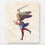 Michael the Archangel Mousepads