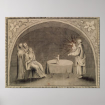 Michel de Nostradame  and Catherine Print