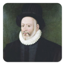 Michel Eyquem de Montaigne Square Stickers