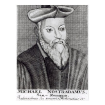 Michel Nostradamus Postcard