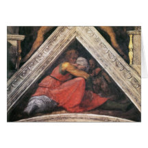 Michelangelo Unterberger - The ancestors of Christ Greeting Cards