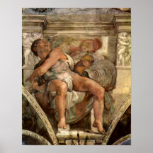 Michelangelo Unterberger - The prophet Jonas Poster