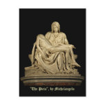 Michelangelo's 'Pieta' Postcard