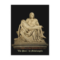 Michelangelo's 'Pieta' Postcard