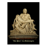 Michelangelo's 'Pieta' Postcard