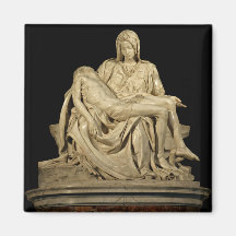 Michelangelo's 'Pieta' Refrigerator Magnet