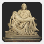Michelangelo's 'Pieta' Round Stickers