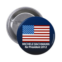 Michele Bachmann for President 2012 Pinback Buttons
