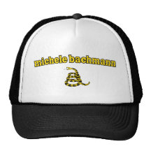 Michele Bachmann Gadsden Snake Trucker Hats