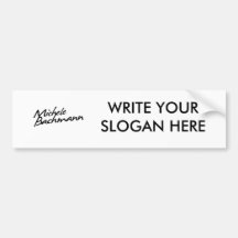 MICHELE BACHMANN Signature Bumper Sticker