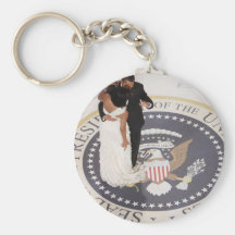 Michelle and Barack Obama Key Chains