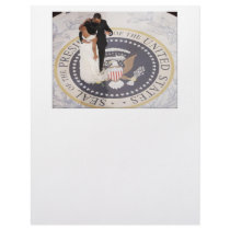 Michelle and Barack Obama Custom Letterhead