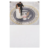 Michelle and Barack Obama Customized Stationery