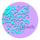 Michelle Designer Name Sticker
