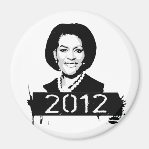 Michelle Obama 2012 Refrigerator Magnet