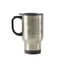 MICHELLE OBAMA EIGHT-DAY EUROPEAN TOUR COFFEE MUG