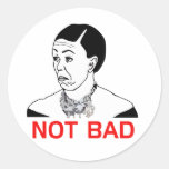 Michelle Obama - Not Bad Round Stickers