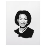 Michelle Obama outline Personalized Letterhead