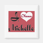 michelle obama pnk - Customized Fridge Magnets