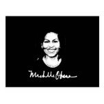 MICHELLE OBAMA SIGNATURE WHITE -.png Postcards