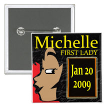 Michelle Obama T-Shirts! Pin