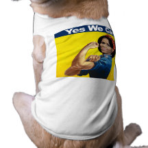 Michelle the Riveter - Yes we can.png Doggie Tee Shirt