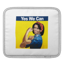 Michelle the Riveter - Yes we can.png iPad Sleeve