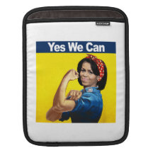 Michelle the Riveter - Yes we can.png Sleeve For iPads