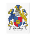 Michelson Family Crest postcards