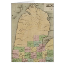 Michigan 2 greeting card