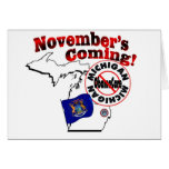 Michigan Anti ObamaCare – November’s Coming! Cards