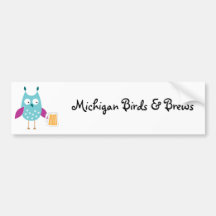 Michigan Birds & Brews Bumper Sticker