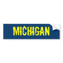 Michigan Bumper Sticker bumper stickers