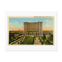 Michigan Central Station Detroit, Michigan Post Cards