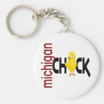 Michigan Chick 1 Key Chain