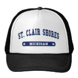 Michigan College Style tee shirts Mesh Hats