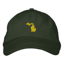Michigan Embroidered Baseball Cap