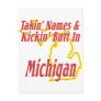 Michigan - Kickin' Butt Post Card