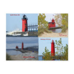 Michigan Lighthouses Postcards