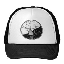 Michigan Quarter Trucker Hats
