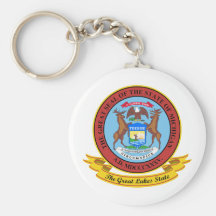 Michigan Seal Key Chains