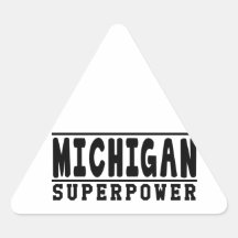 Michigan Superpower Designs Sticker