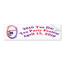 Michigan Tax Day Tea Party Protest Bumper Sticker